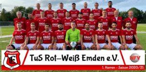 1 Herren TuS Rot-Weiß Emden Saison 2020/2021